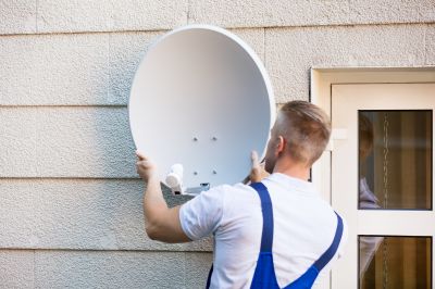 Satellite Dish Removal in Summer
